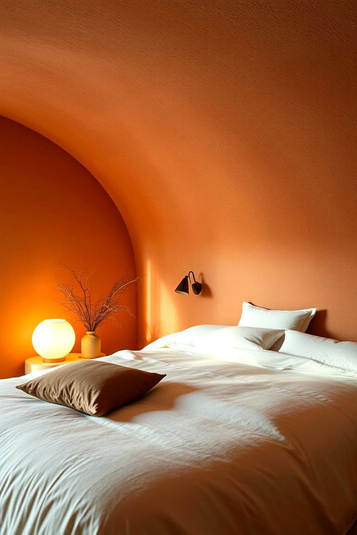 Warm Terracotta Walls - Terracotta Bedroom Ideas for Warm, Earthy Retreats