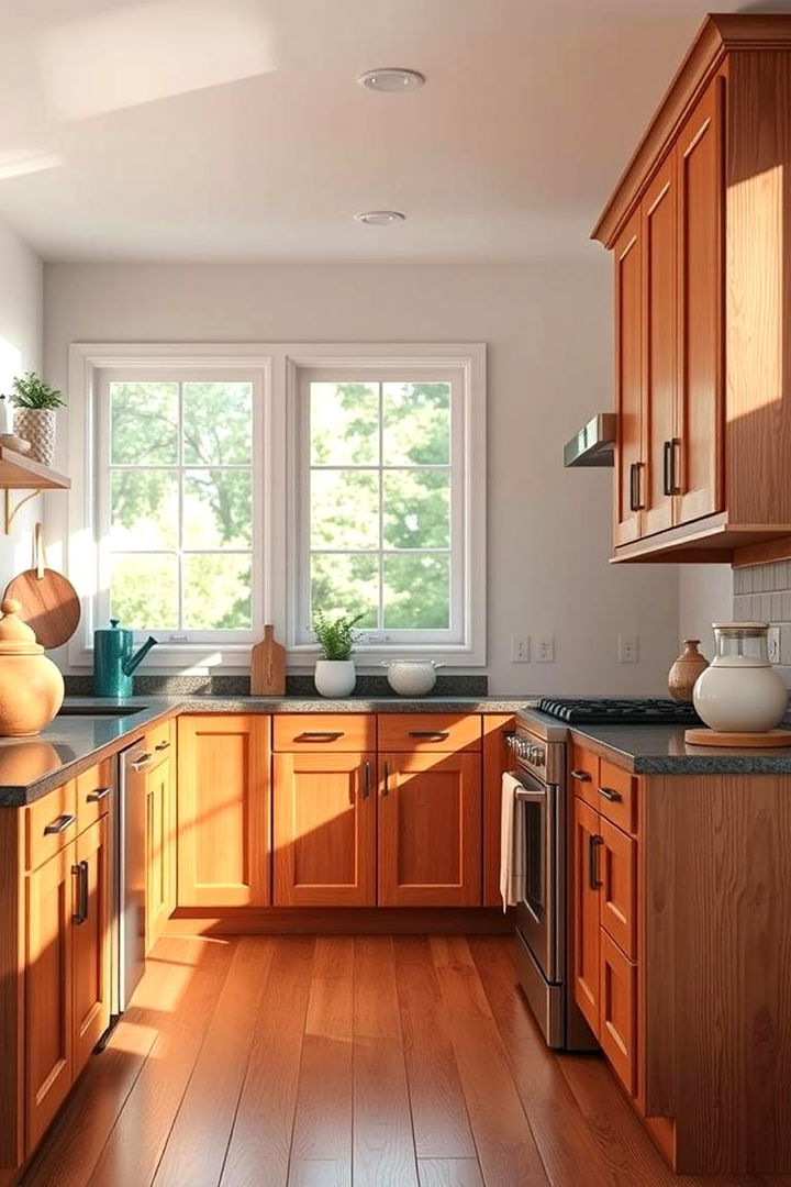 Warmth Infused Brown Cabinets - Brown Kitchen Cabinet Ideas for Warm, Inviting Spaces