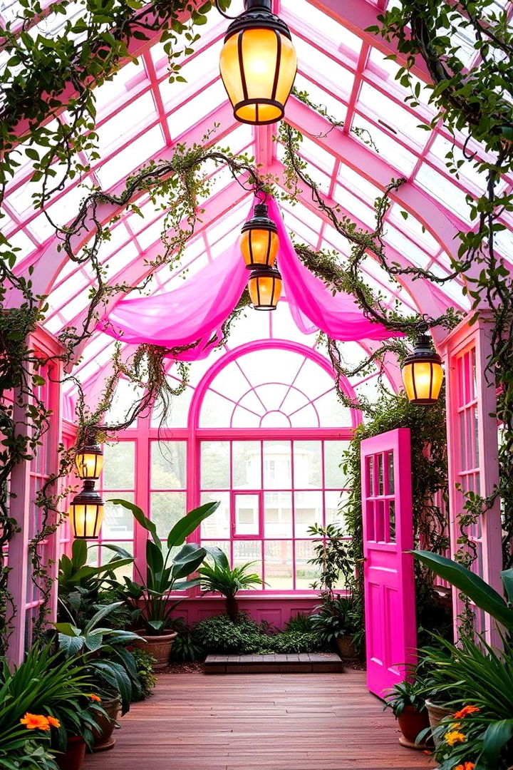 Whimsical Enchanted Entry - Fantasy Greenhouse Ideas for Enchanting Plant Sanctuaries