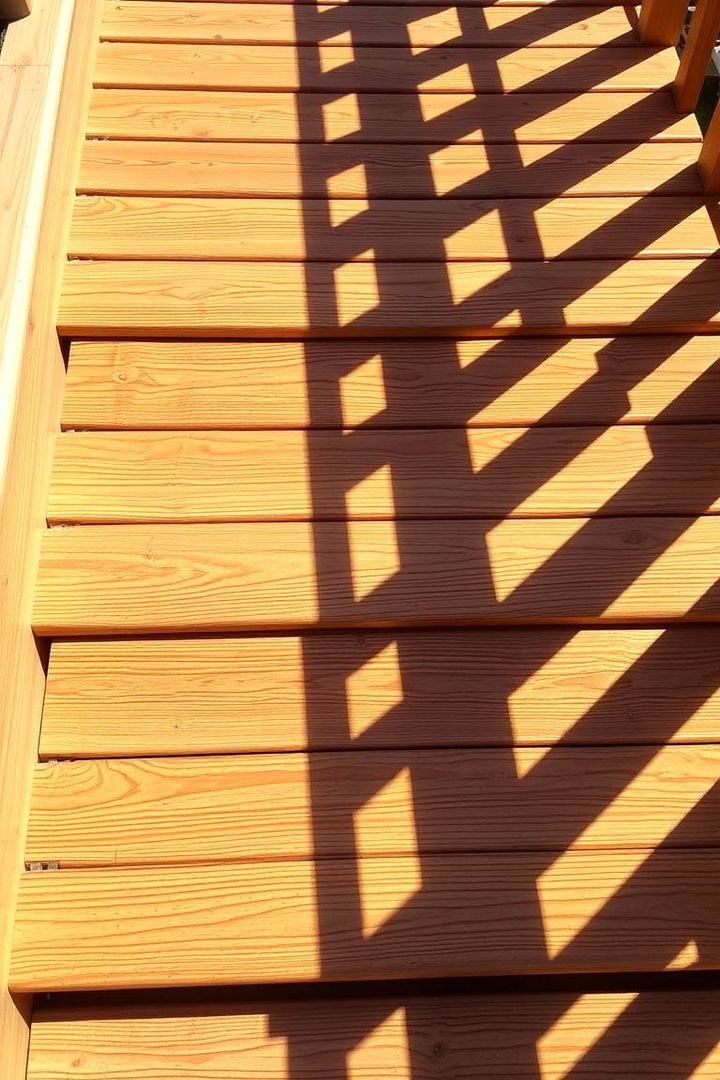 Wooden Elegance for Deck Steps - Deck Steps Ideas for Safe and Stylish Outdoor Access