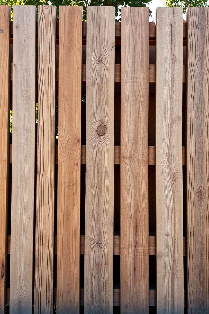 Wooden Pallet Fence - Temporary Fence Ideas for Flexible Outdoor Privacy