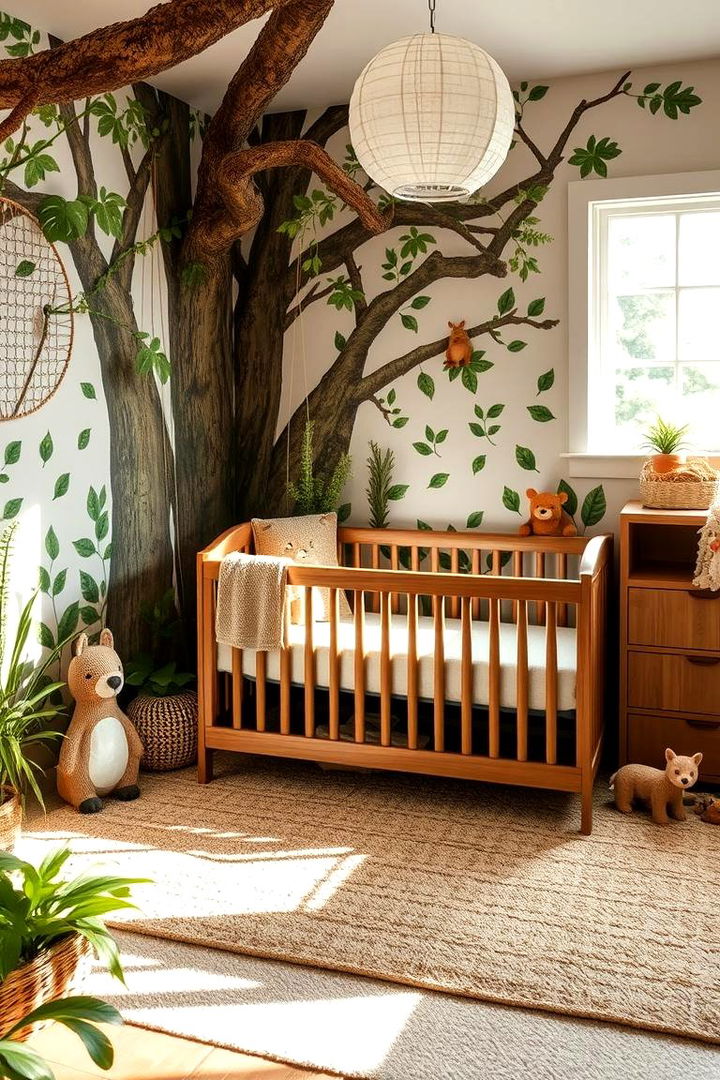 Woodland Wonderland - Nature-Themed Nursery Ideas for a Tranquil Organic Space