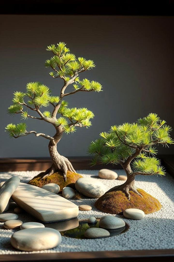 Zen Inspired Bonsai Layout - Bonsai Garden Ideas for Serene Outdoor Spaces