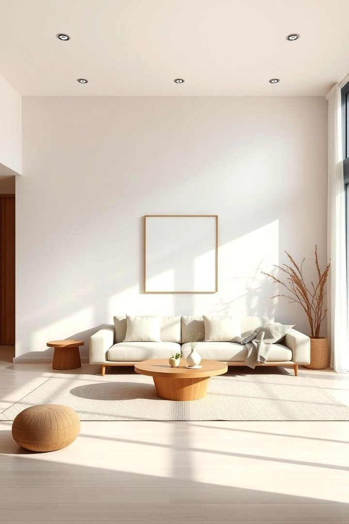Zen Minimalist Harmony - Asian-Inspired Living Room Ideas for Serene Spaces