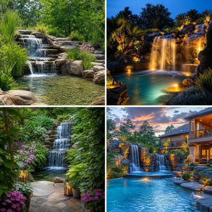22 Backyard Waterfall Ideas to Enhance Natural Beauty