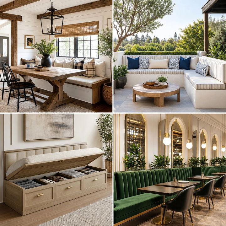 22 Banquette Seating Ideas for Cozy Dining Spaces