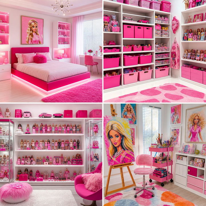 22 Barbie Room Ideas for a Playful Pink Paradise