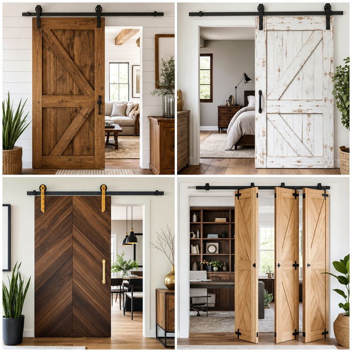 22 Barn Door Ideas for Functional Farmhouse Style