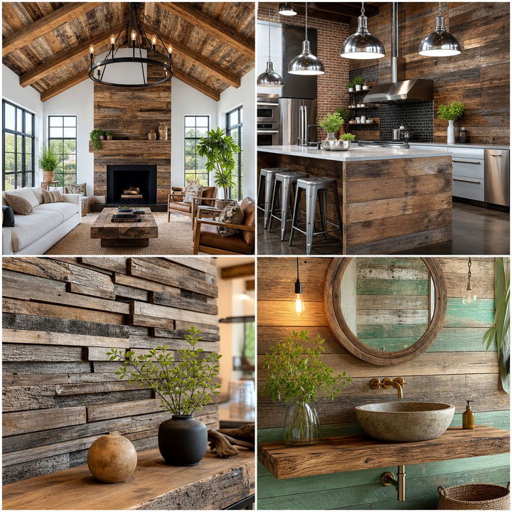 22 Barnwood Accent Wall Ideas for Rustic Charm