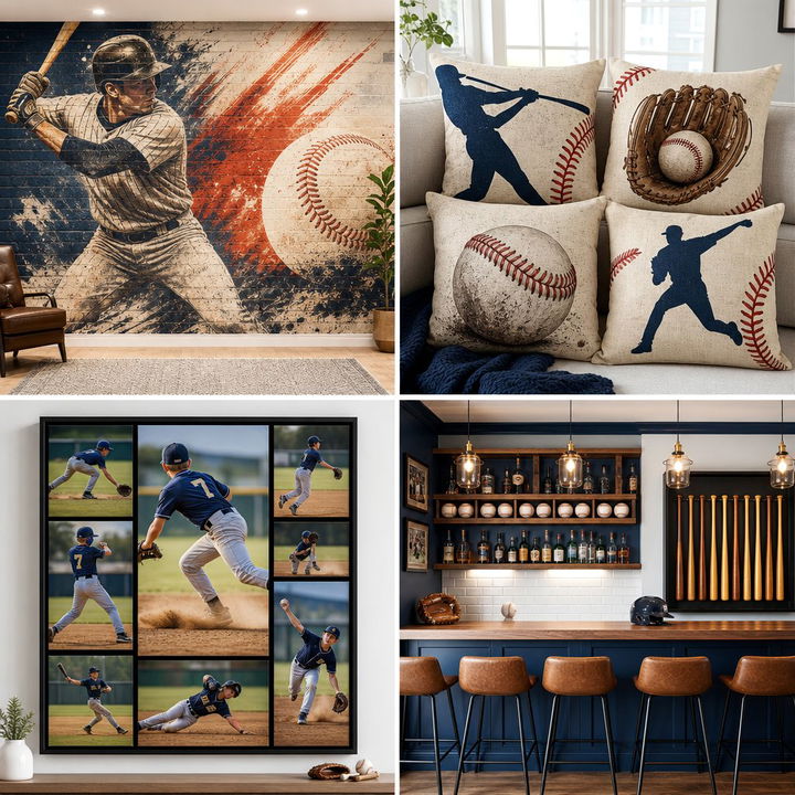 22 Baseball Room Decor Ideas for the Ultimate Fan Cave