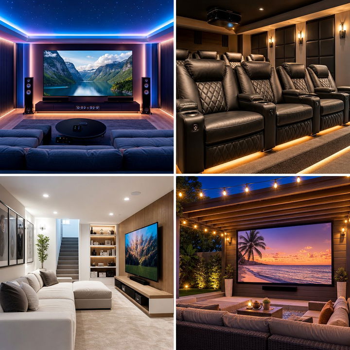 22 Basement Home Theater Ideas for Movie Night Perfection