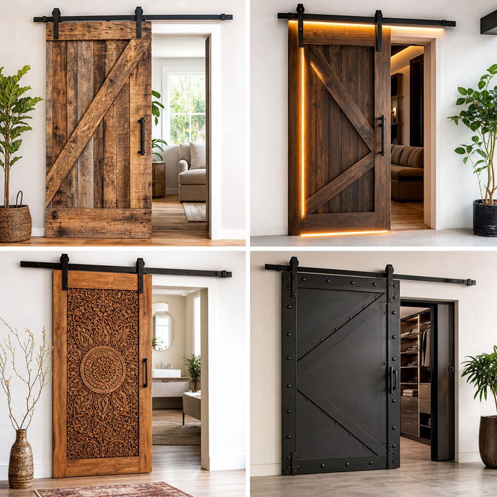 22 Bathroom Barn Door Ideas for Space-Saving Style