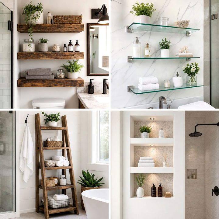 22 Bathroom Shelf Ideas: Stylish Storage Solutions