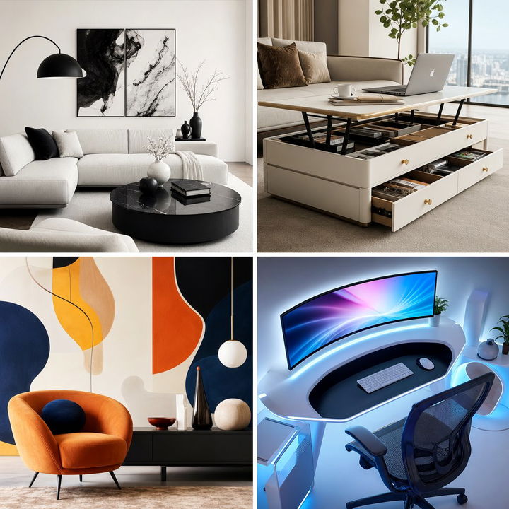22 Bold Black Carpet Living Room Design Inspirations