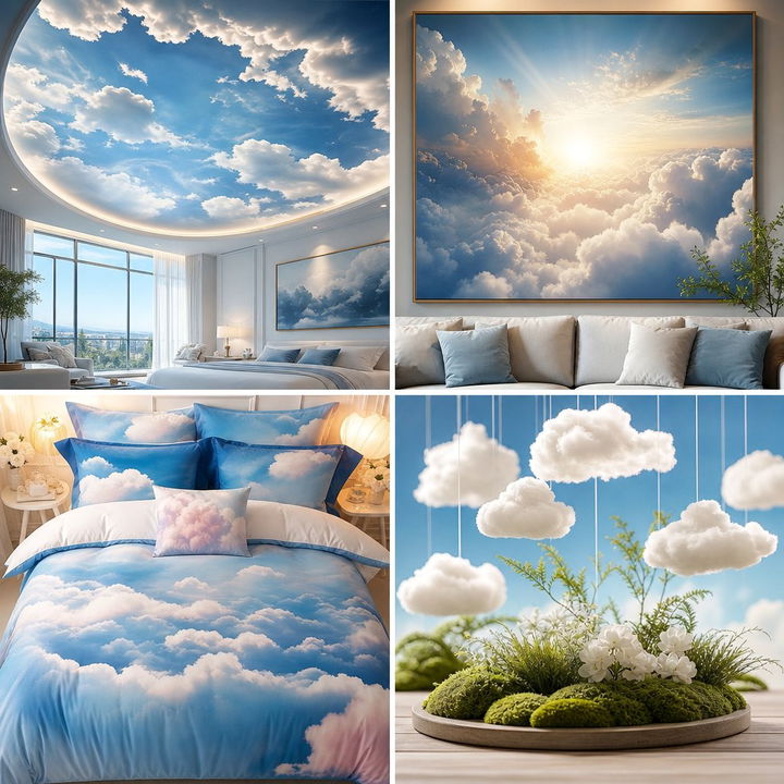 22 Cloud Themed Bedroom Ideas for Ethereal Sleep Spaces
