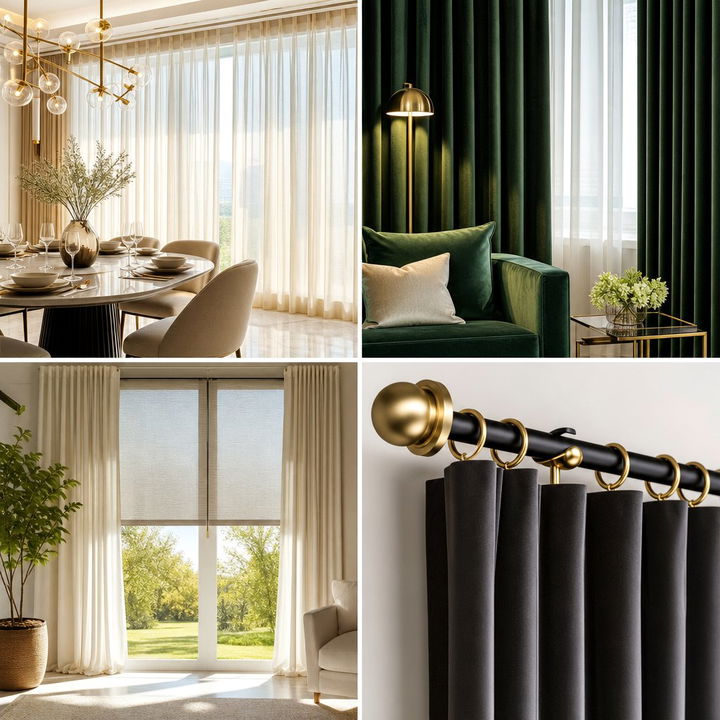 22 Dining Room Curtain Ideas for Stylish Windows