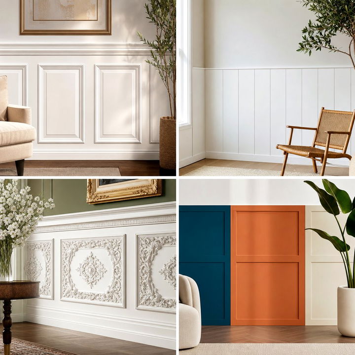 22 Elegant Living Room Wainscoting Design Concepts