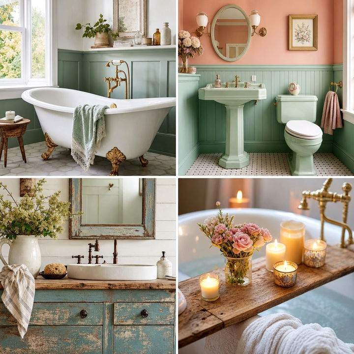 22 Elegant Vintage Bathroom Ideas for Old-World Charm