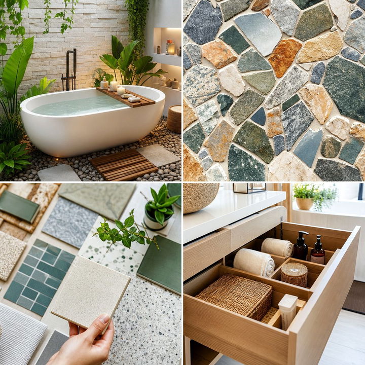 22 Half-wall Tile Bathroom Ideas for a Sleek Look