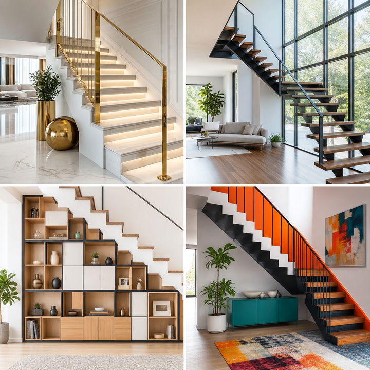 22 Modern Contemporary Staircase Design Ideas for Homes