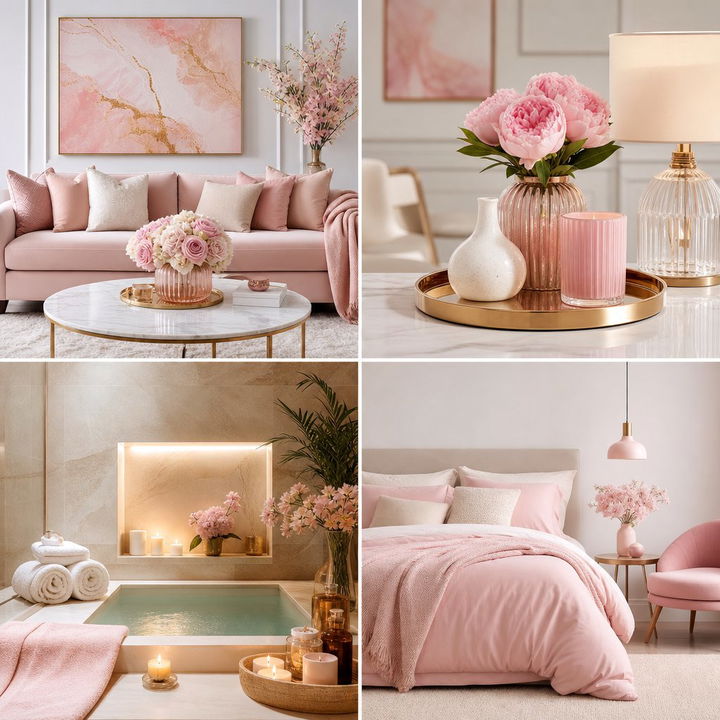 22 Pink Tile Bathroom Ideas: Vintage Charm Meets Modern Style