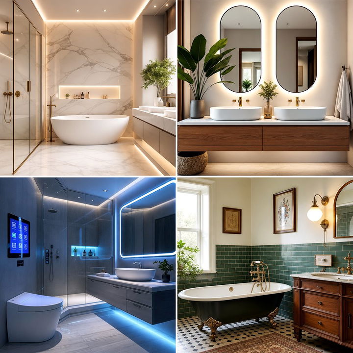 22 Refreshing Bathroom Ideas with Green Vanities for Nature Hues