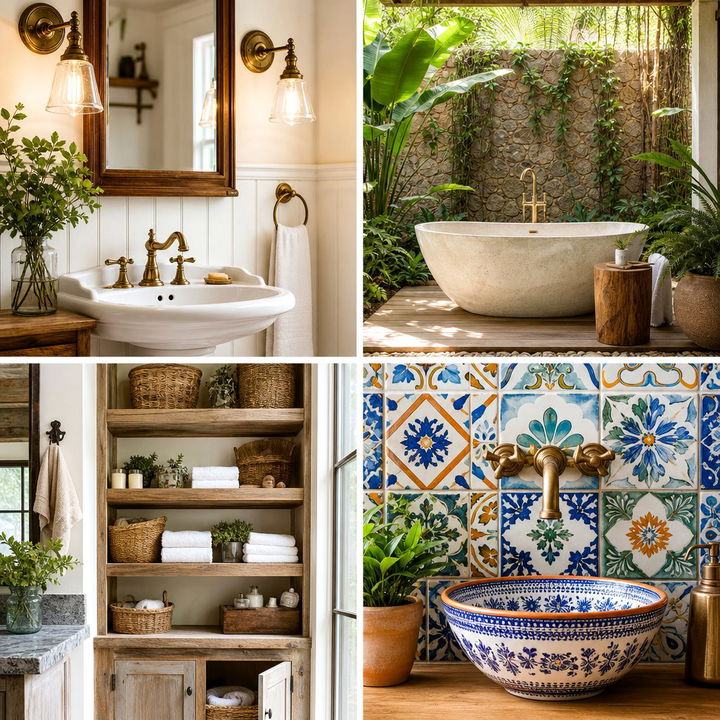 22 Rustic Outdoor Bathroom Ideas for Garden Retreats