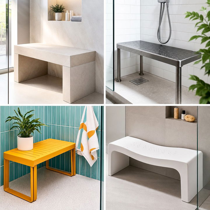 22 Shower Bench Ideas for Comfortable Bathing Spaces
