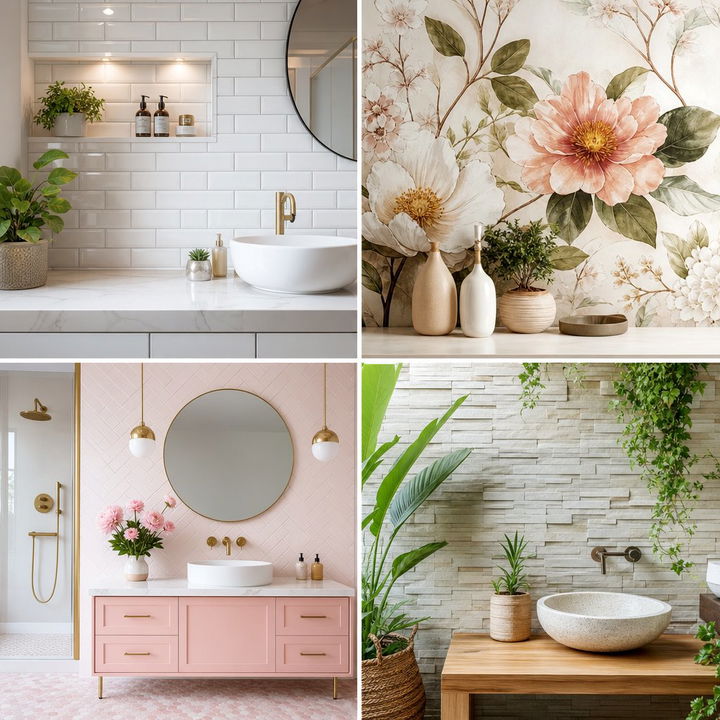 22 Stunning Bathroom Wallpaper Ideas to Refresh Your Space