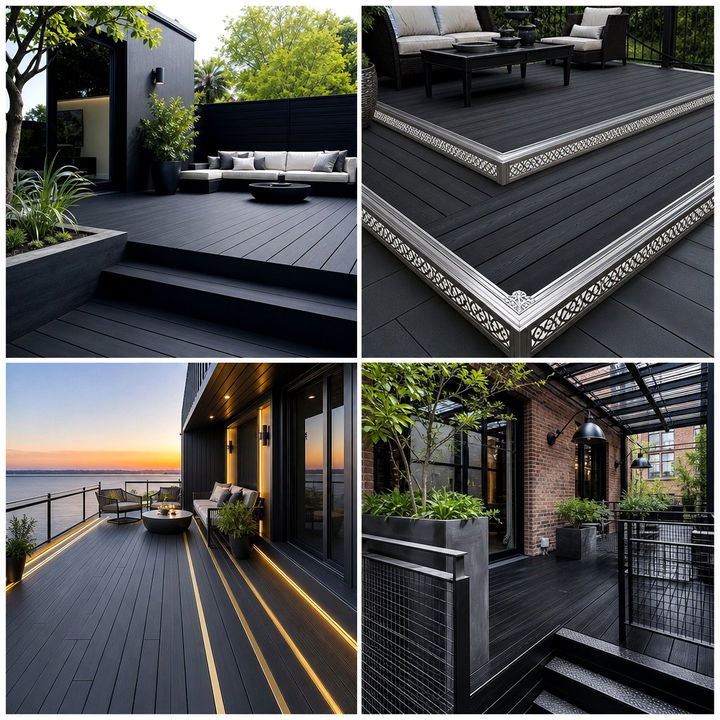 22 Stylish Black Deck Design Ideas for Outdoor Living