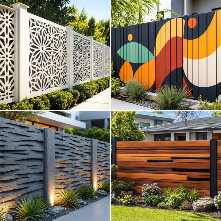 22 Unique Fence Art Ideas to Personalize Your Outdoor Space