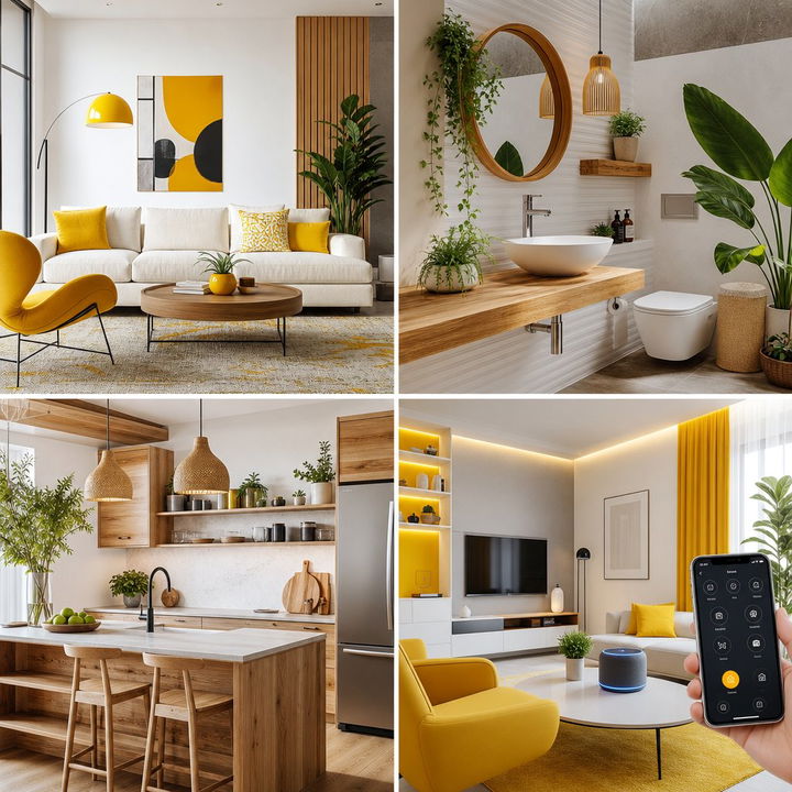 22 Yellow & Green Bathroom Ideas for Fresh Spaces