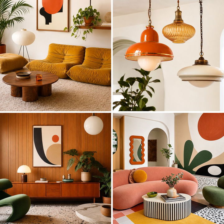 22 70s Living Room Ideas: Vintage Furniture & Retro Color Palettes