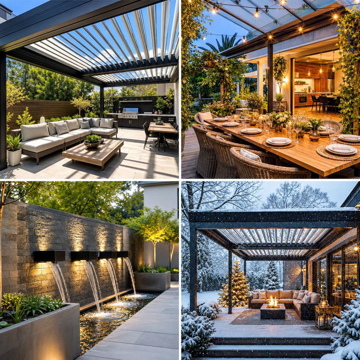 22 Attached Covered Patio Ideas for Year-Round Use