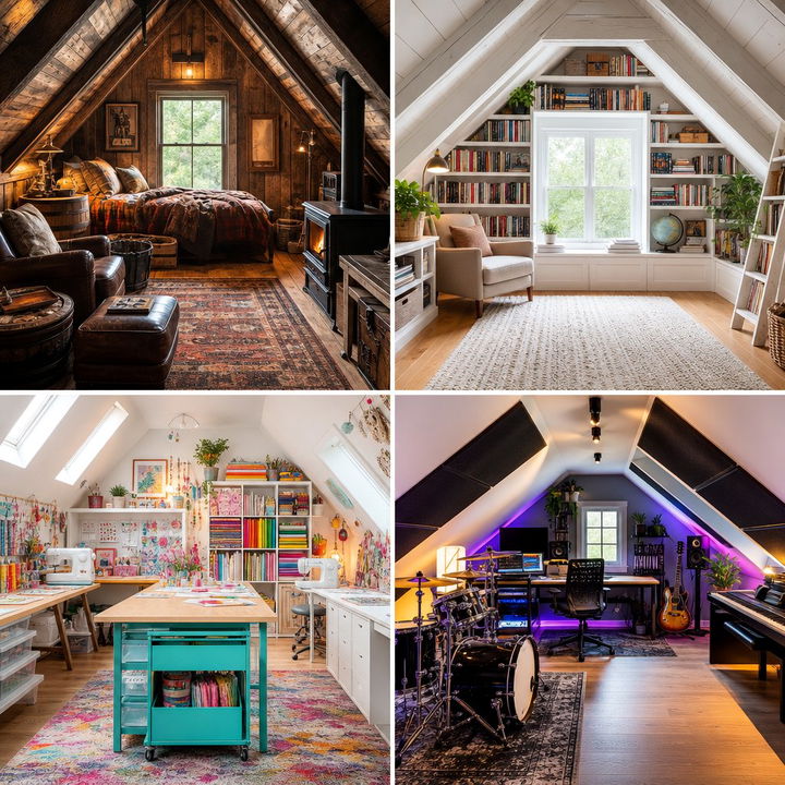 22 Attic Room Ideas to Maximize Underutilized Space