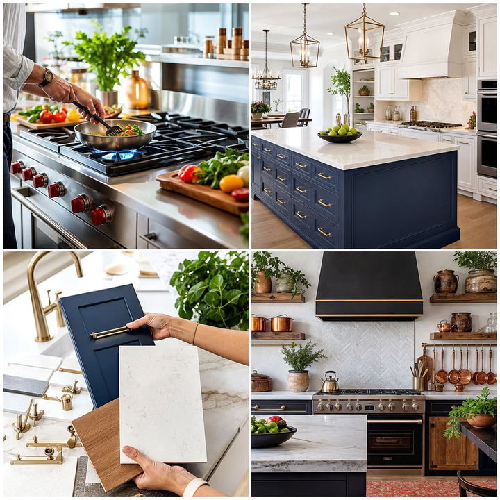 22 Black Kitchen Cabinet Ideas Paired with White Countertops