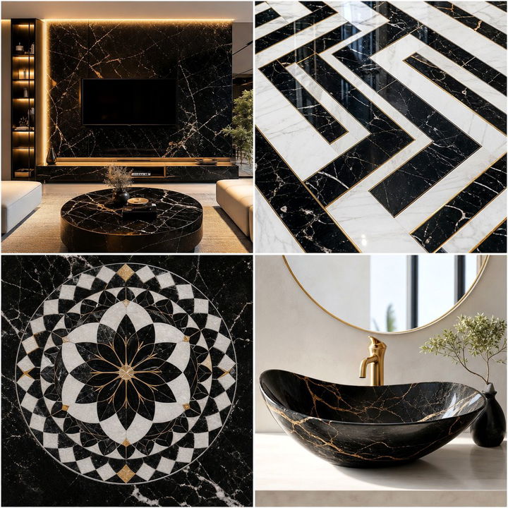 22 Black Marble Bathroom Ideas for Luxurious & Moody Atmospheres