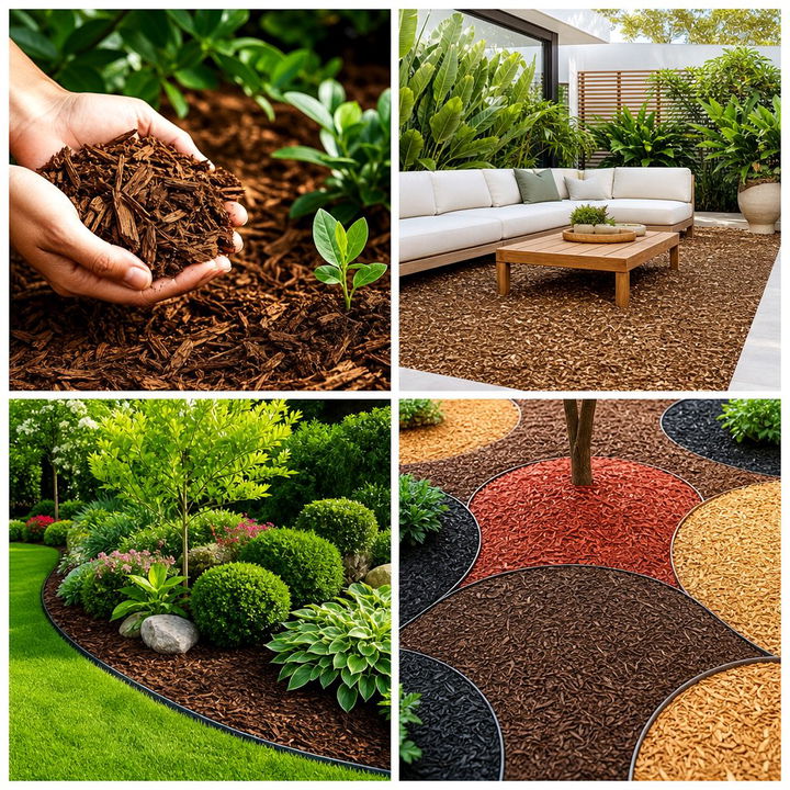 22 Black Mulch Landscaping Tips for Modern Garden Beds and Paths