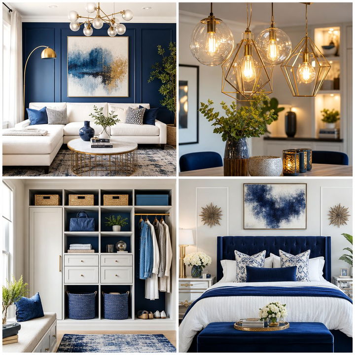 22 Blue and Gold Bedroom Ideas for Elegant Spaces