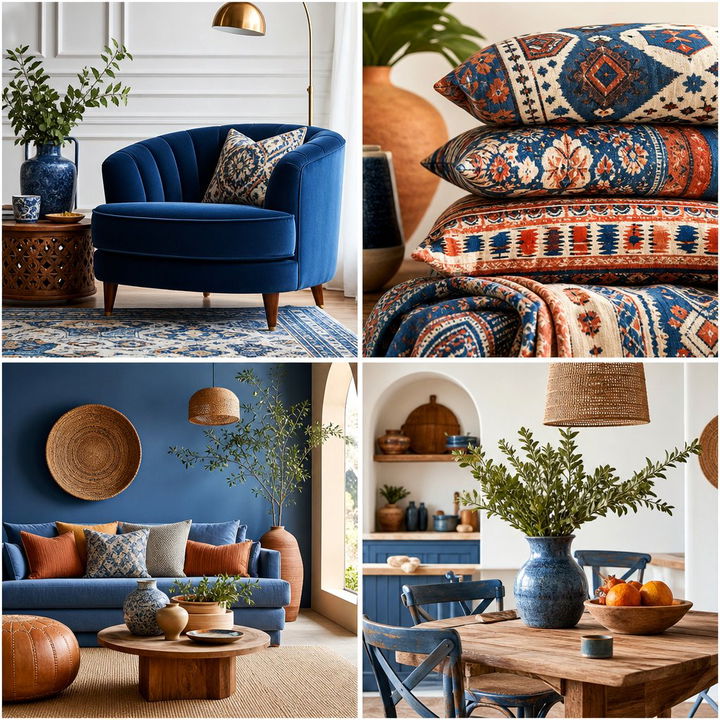 22 Blue and Gold Living Room Decor Inspiration