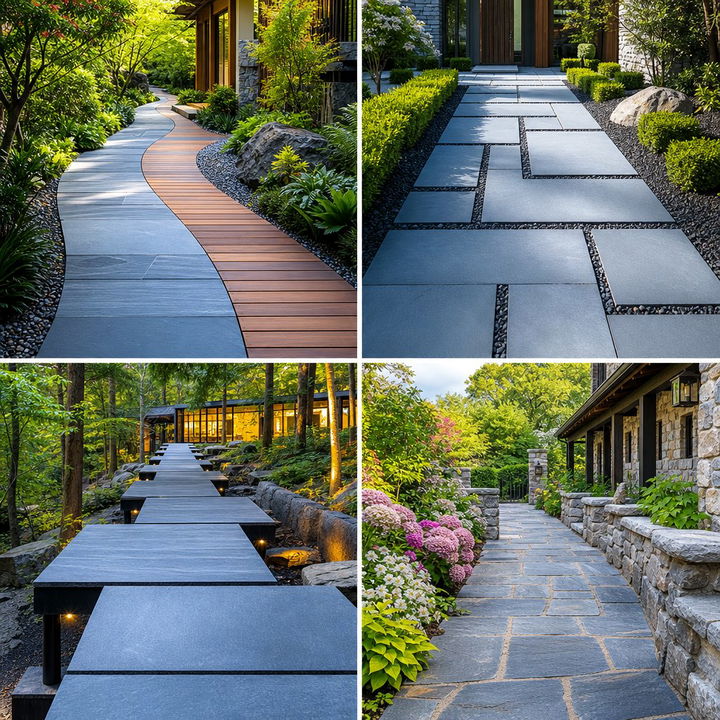 22 Bluestone Walkway Designs to Elevate Your Outdoor Space