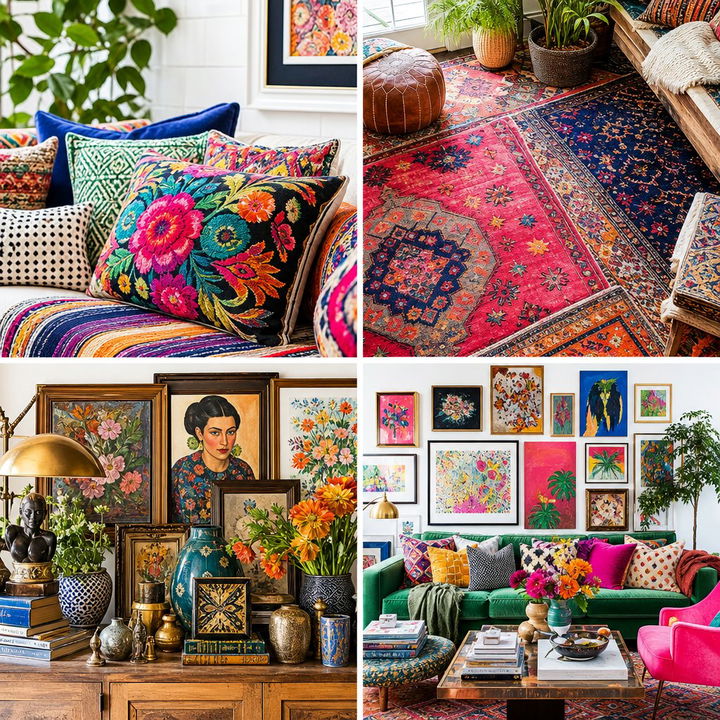 22 Bohemian Maximalist Decor Ideas for Bold Interiors