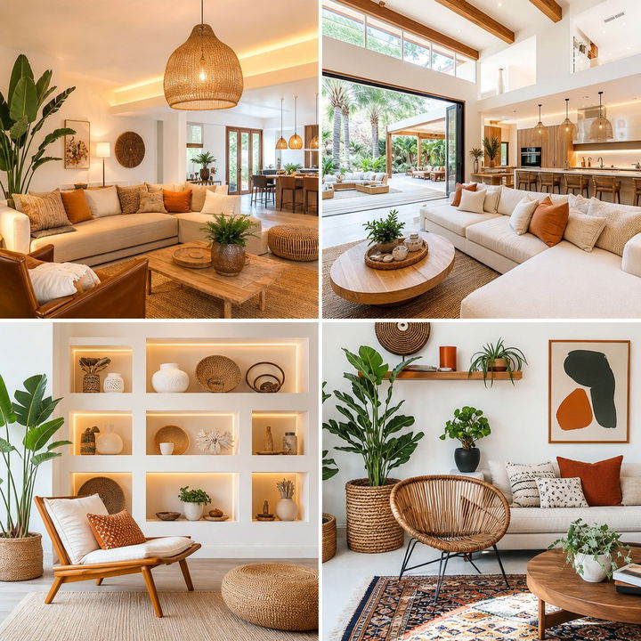 22 Boho Living Room Ideas: Colorful Global-Inspired Decor