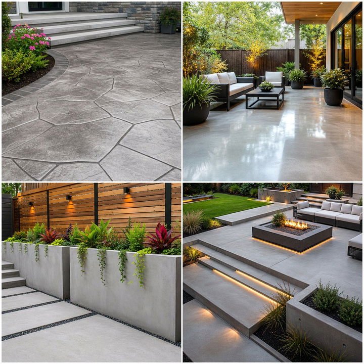 22 Budget-Friendly Concrete Patio Ideas for Outdoor Spaces