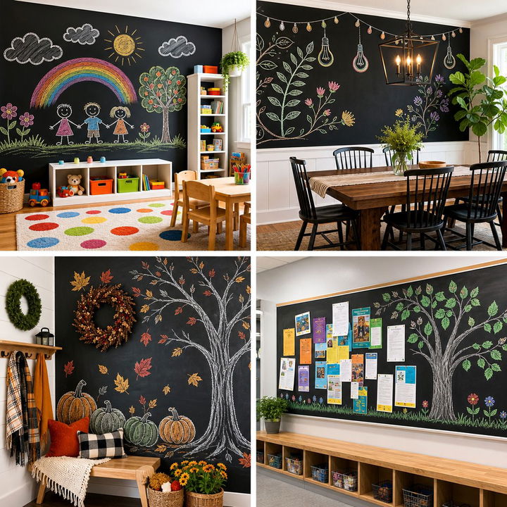 22 Chalkboard Wall Ideas for Creative Home Spaces