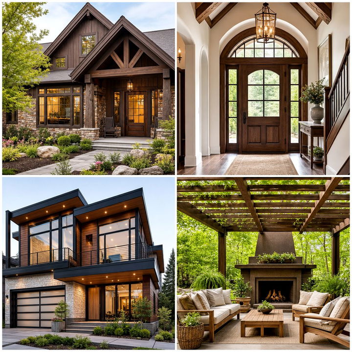 22 Chocolate Brown Exterior Ideas for Warm Home Designs