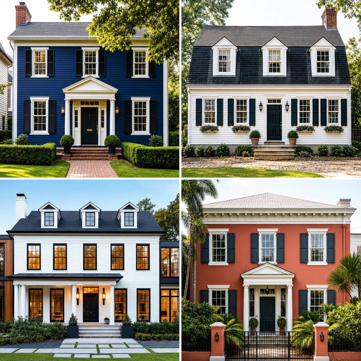 22 Colonial Front Door Ideas for Timeless Curb Appeal