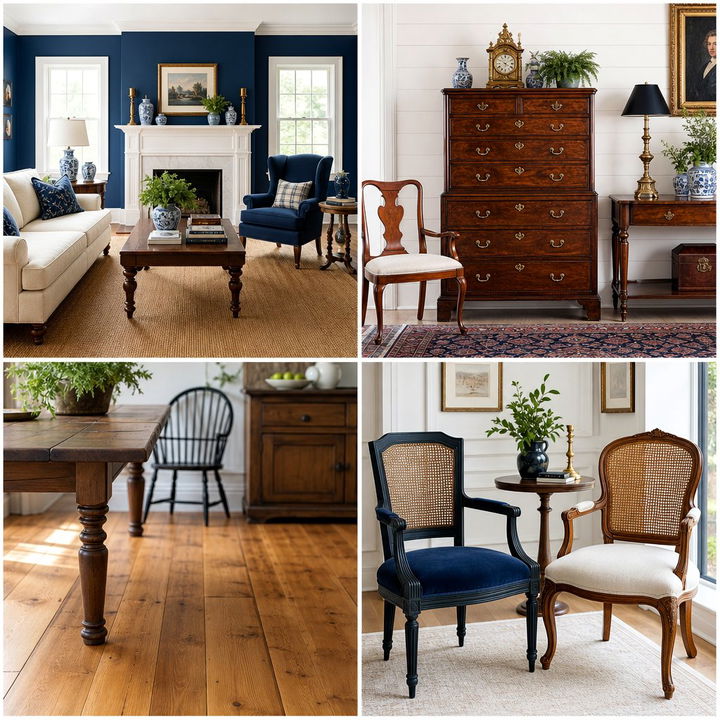 22 Colonial Living Room Ideas for Classic Comfort