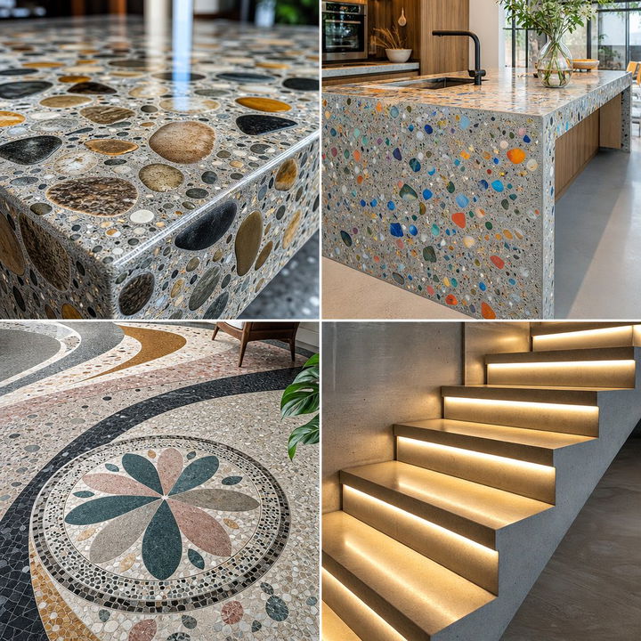 22 Concrete Floor Design Ideas for Industrial-Chic Interiors
