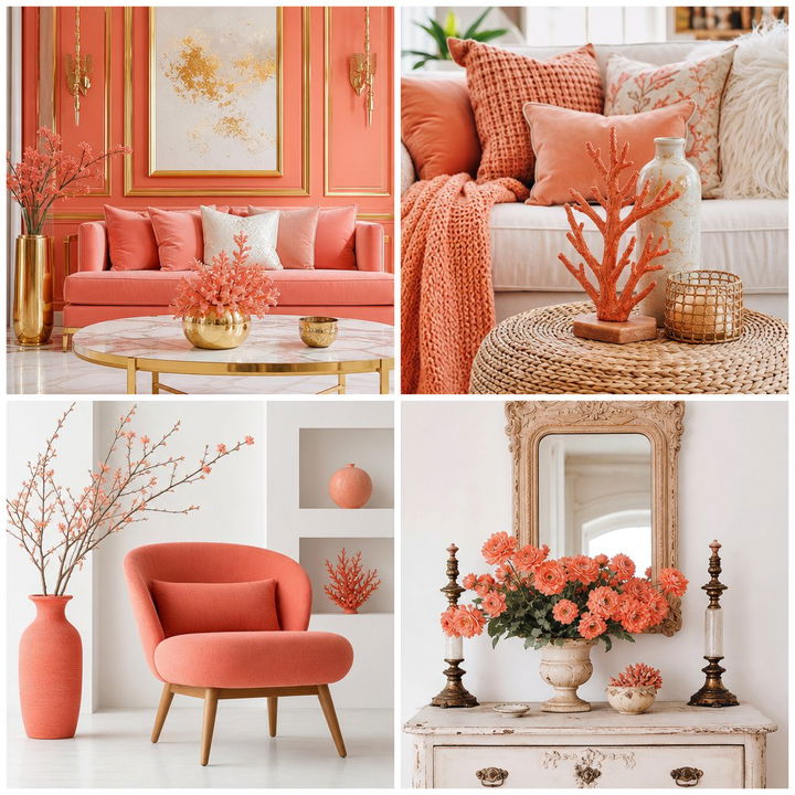 22 Coral Bedroom Ideas for Serene and Vibrant Sleep Space Designs